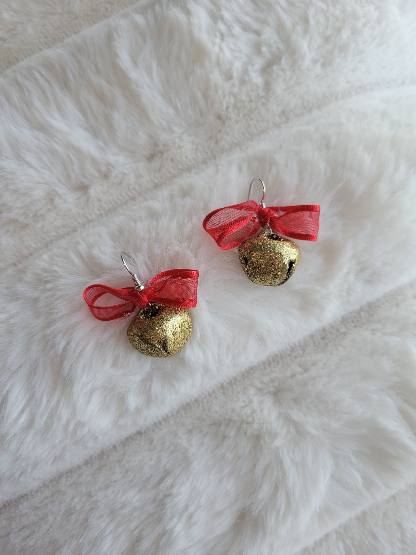 Glitter Jingle Bell Earrings