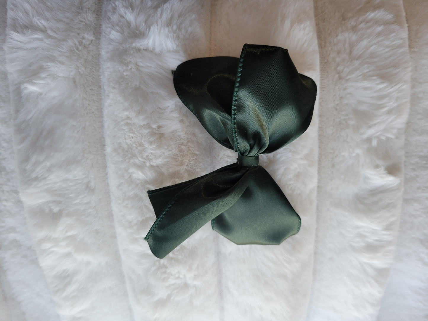 Mini Green Satin Ribbon